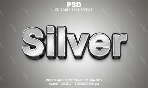 silver text|photoshop silver text effect.